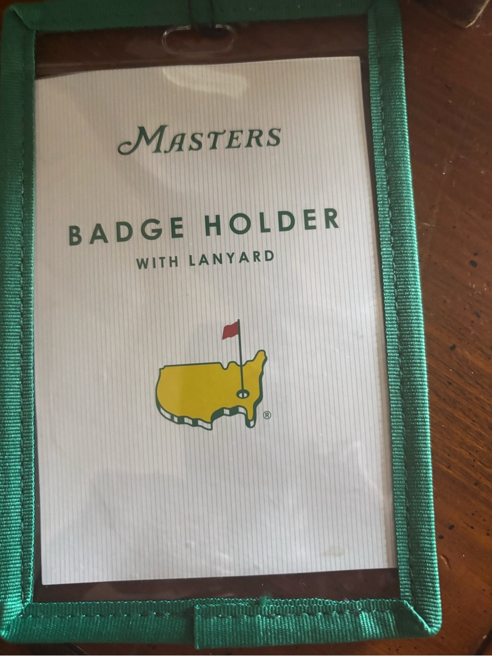 Masters Badge Lanyard Tag